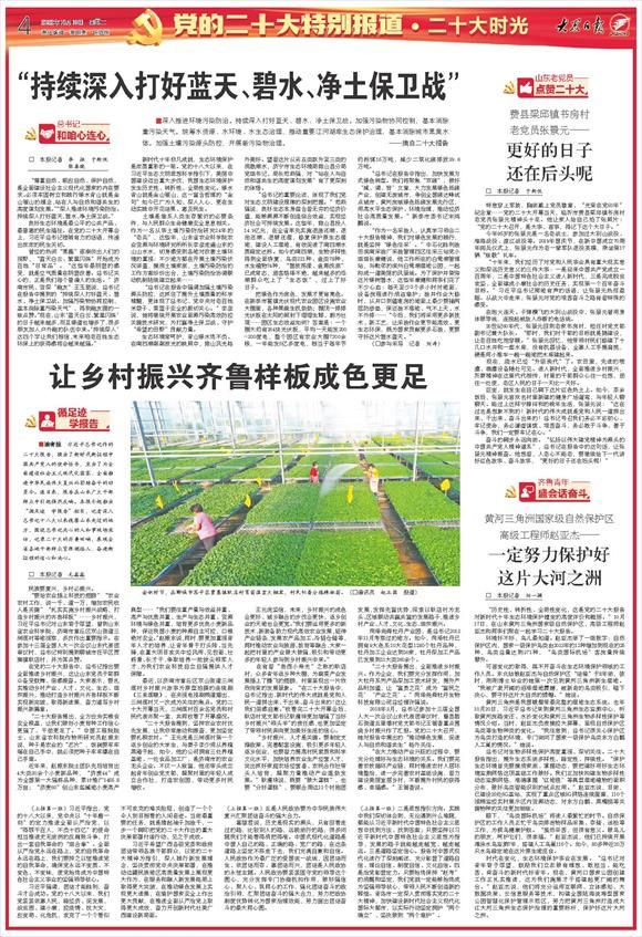 让乡村振兴齐鲁样板成色更足（让乡村振兴齐鲁样板成色更足下一句）