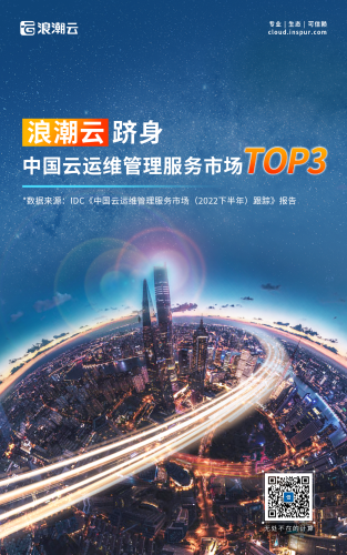 浪潮云跻身中国云运维管理服务市场TOP3